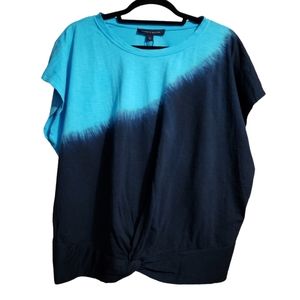 Tommy Hilfiger blue short sleeve tye dye tshirt new Large